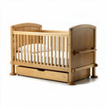 Houten ledikant met opberglade 120 x 60 x 90cm voor baby's