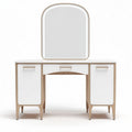 Witte make-uptafel met spiegel en opbergruimte 120 x 50 x 75cm